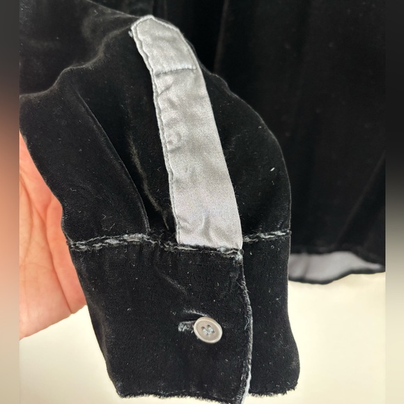 CP Shades Romy Velvet Shirt Small S Black - Picture 6 of 8